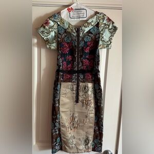 Byron Lars Beguiled Floral Embroidered Midi Dress - Anthropologie